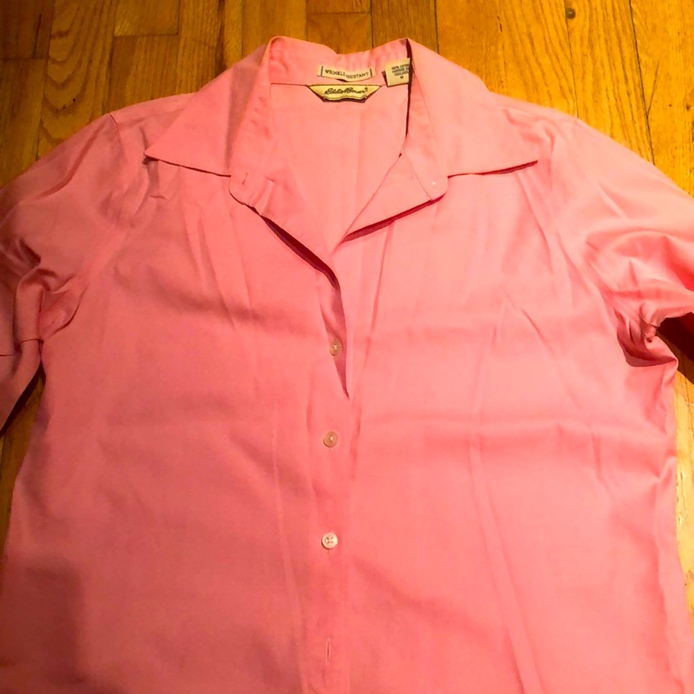 Eddie Bower pink dress  shirt women